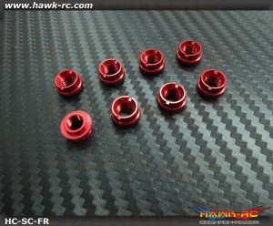 Hawk TX Switch Cap Red (Fringe Bottom, JR, Spektrum)